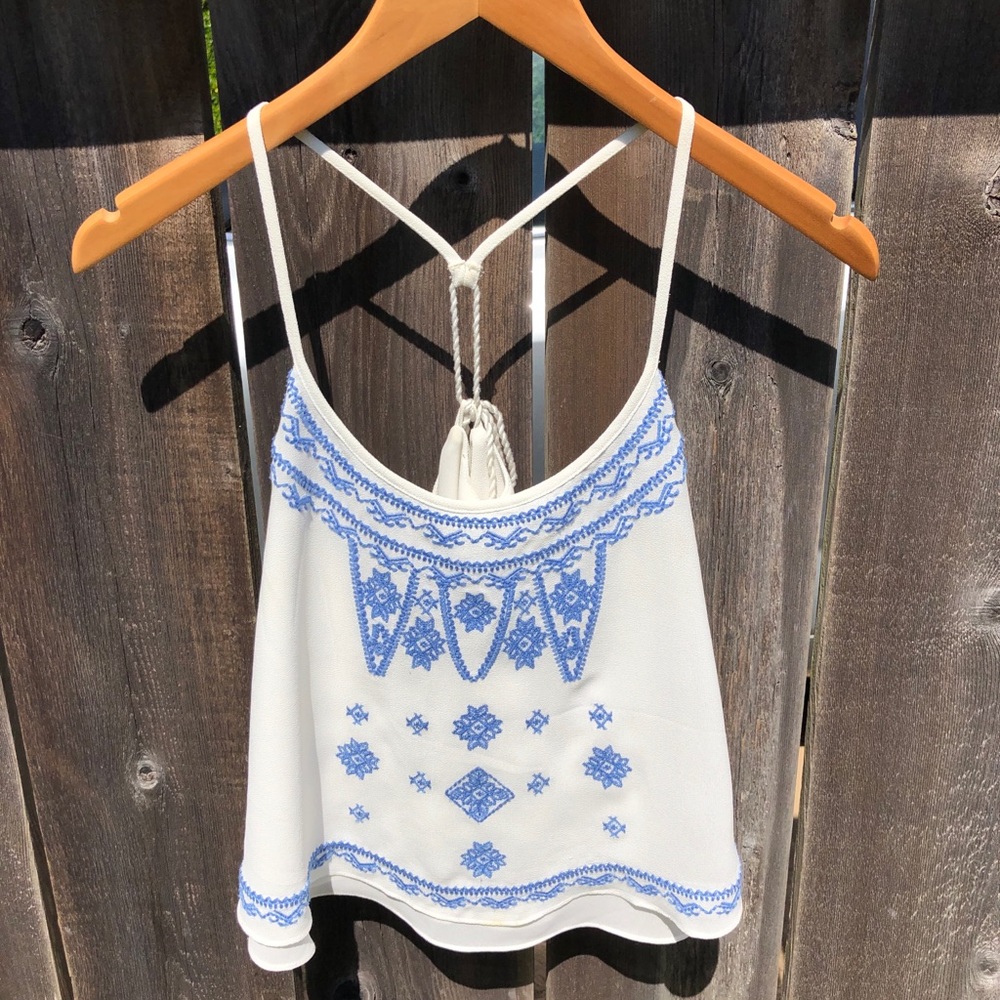 Boho Embroidered Summer Top
